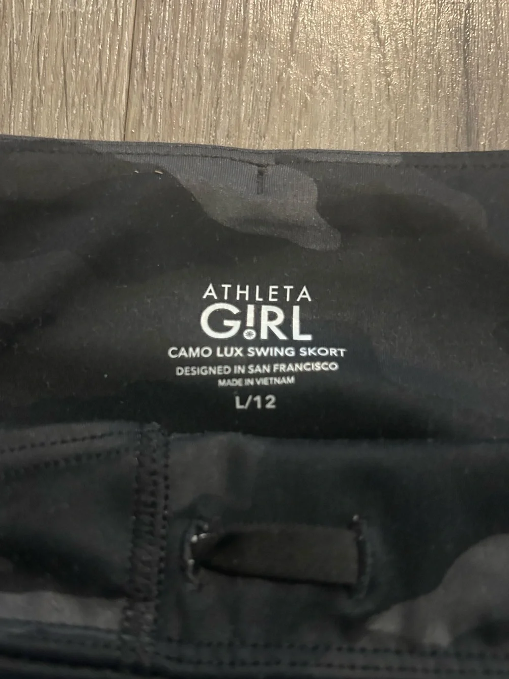 Athleta black camo